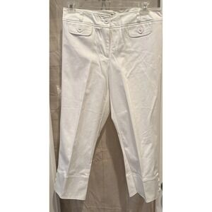 Women's Size 10 White Capri Pants Tribella  Sport